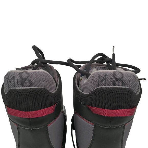 BRAND NEW BURTON FILAMENT SI STEP IN SNOWBOARD BOOTS!  SIZE 8  GRAY & BLACK